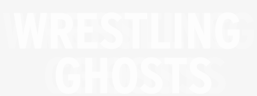 Wrestling Ghosts Logo White Text (1500 X 491 Pixels) - Portable Network Graphics, transparent png #6110546