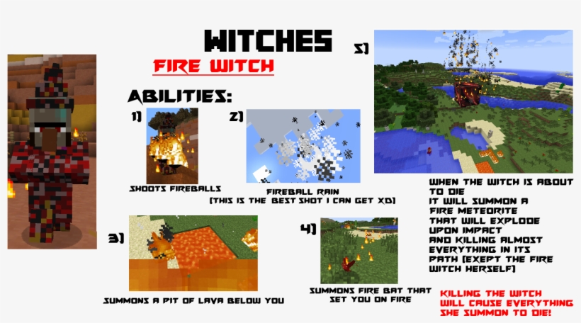 [1 - 7 - 10] [1 - 8] [v0 - 0 - 7] Elemental Witches - Elemental Witch Mod Minecraft, transparent png #6149709