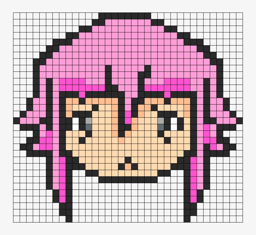 Crona Soul Eater Perler Bead Pattern / Bead Sprite - Free Transparent ...