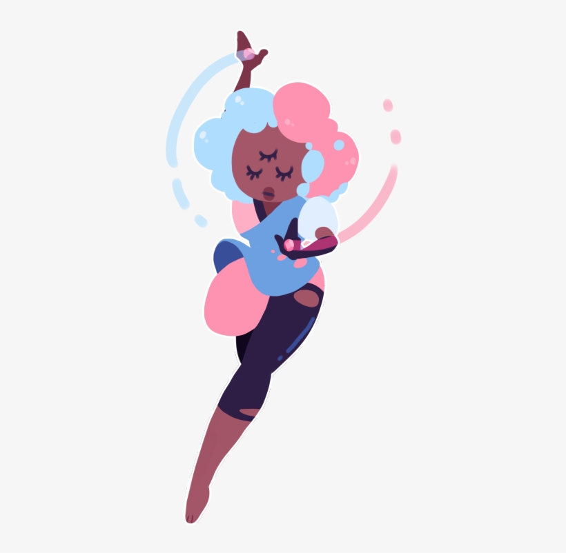 Beach City Bugle - Cotton Candy Garnet Fanart - Free Transparent PNG  Download - PNGkey