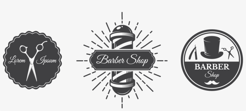 Barbers Pole Logo Barber - Png Barber Logo - Free Transparent PNG