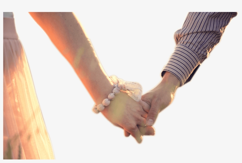 Couple Holding Hands Png Png Black And White - Couple Holding Hands Png, transparent png #626226