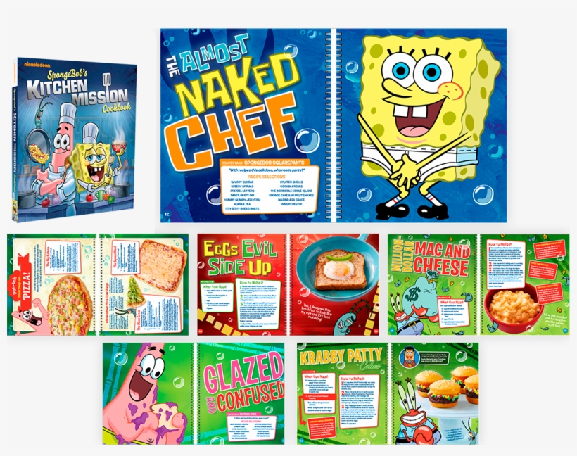 Spongebob's Kitchen Mission, Nickelodeon Our Recipe - Spongebob's Kitchen Mission Cookbook: The Battle, transparent png #6236821