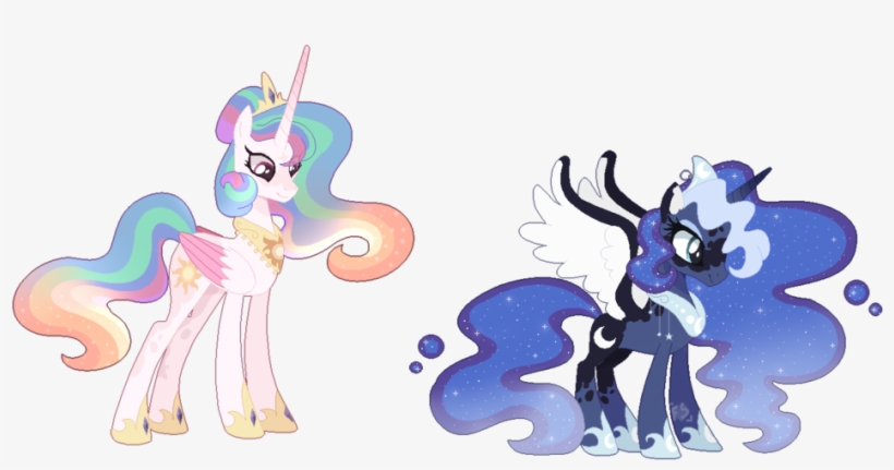 The Sun And The Moon Of The Royalty Foxysparkle Mlp Princess Luna Free Transparent Png Download Pngkey