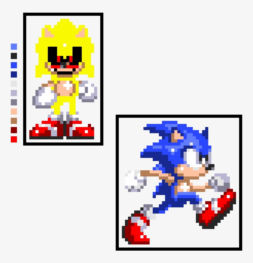 Modern Sonic Exe Sprites - Free Transparent PNG Download - PNGkey