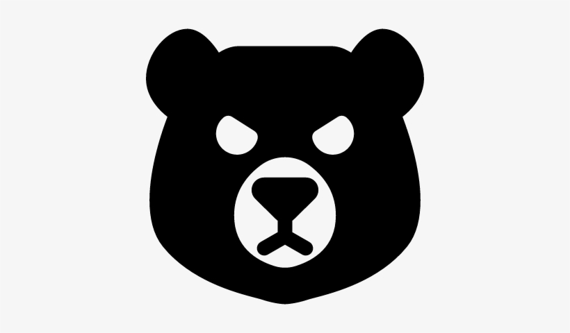 Download Bear Head Vector - Teddy Bear Head Silhouette - Free ...