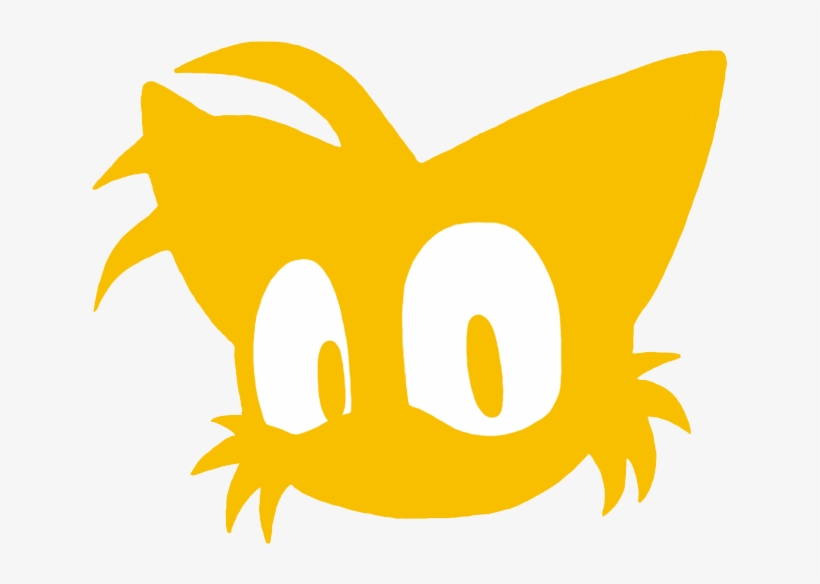 Tails Head Silhouette By Samsonic-d5vwx3i - Tails Head Png - Free ...