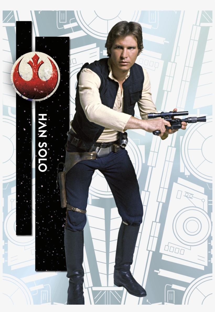 Topps Star Wars High Tek Trading Cards - 2016 Topps Star Wars High Tek Han Solo, transparent png #646808
