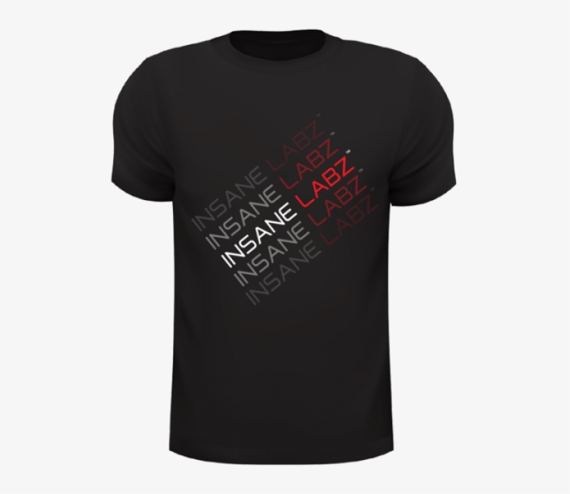 Insane Labz Distorted T Shirt - Insane Labz- Distorted T-shirt-x Large, transparent png #6411176