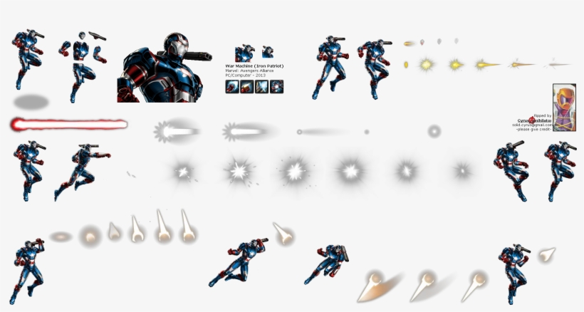 Click For Full Sized Image War Machine Iron Patriot Marvel