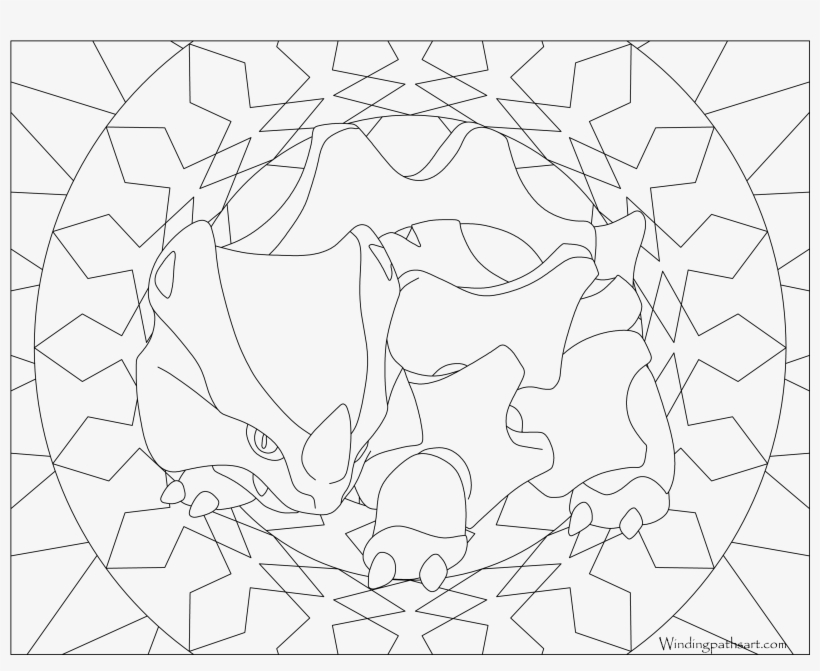 honchkrow coloring pages printable pokemon