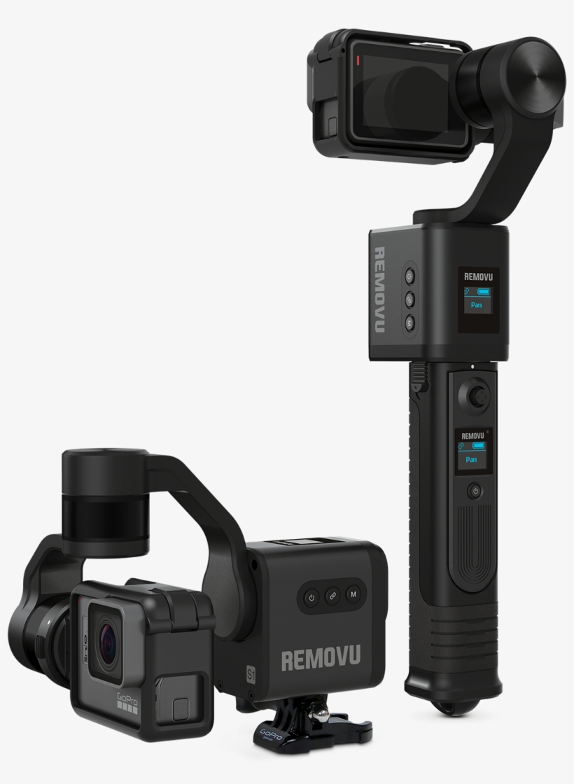 Removu S1 Is A 3-axis Gimbal For Gopro Camera - Gopro Hero 6 Gimbal, transparent png #651136
