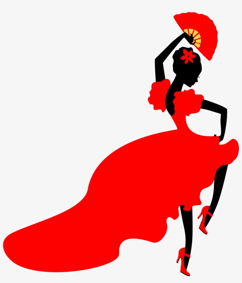 This Free Icons Png Design Of Lady Flamenco Dancer Free Transparent Png Download Pngkey