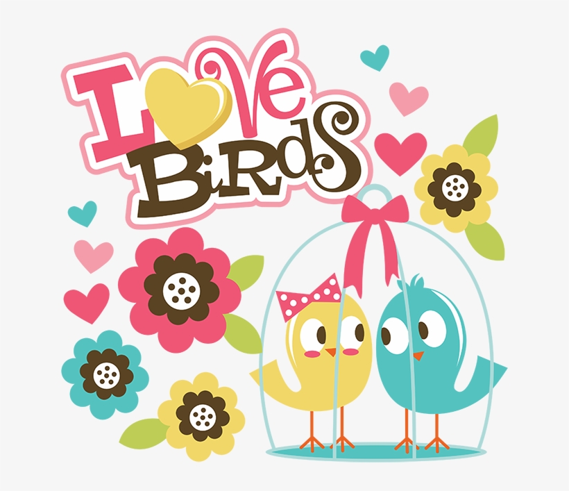 Download Love Birds Svg Scrapbook Collection Valentines Day Happy Anniversary Two Love Birds Free Transparent Png Download Pngkey