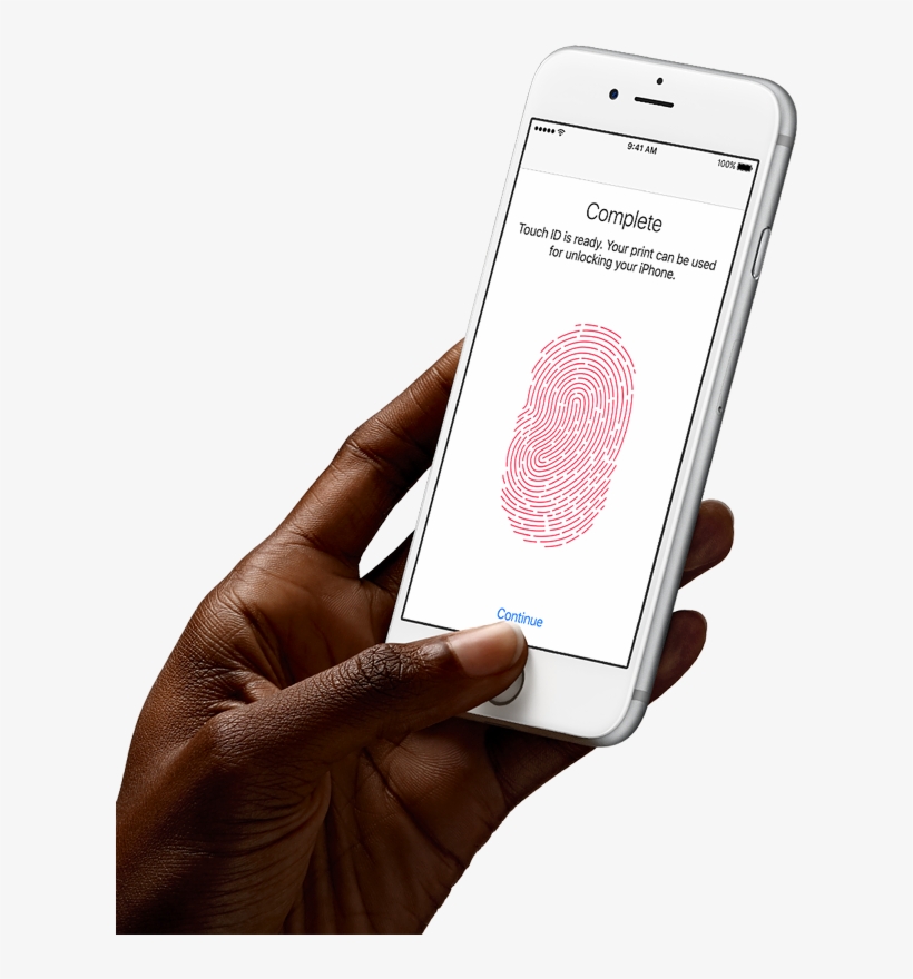 Touch Id Lets You Unlock Your Phone And Make Secure - Iphone 6 Rose Gold Nz, transparent png #683400