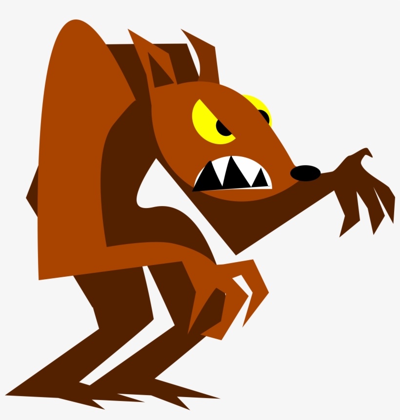 halloween werewolf clipart