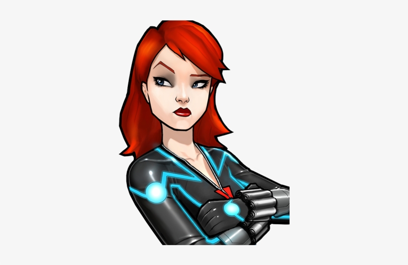 Black Widow Rank 5 Icon - Black Widow Marvel Academy - Free Transparent ...