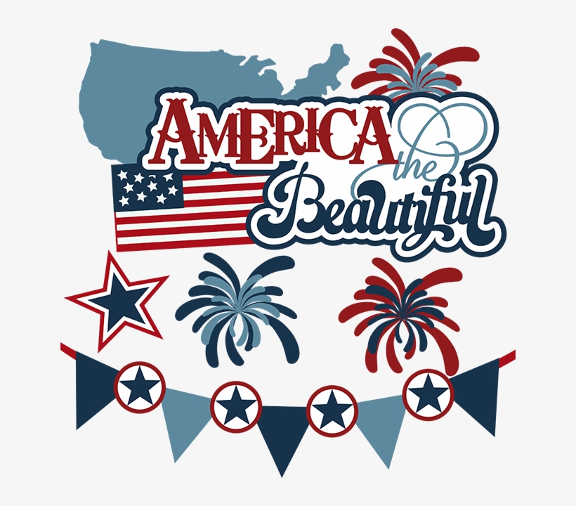 Download America The Beautiful Svg 4th Of July Svg Files For Free Transparent Png Download Pngkey