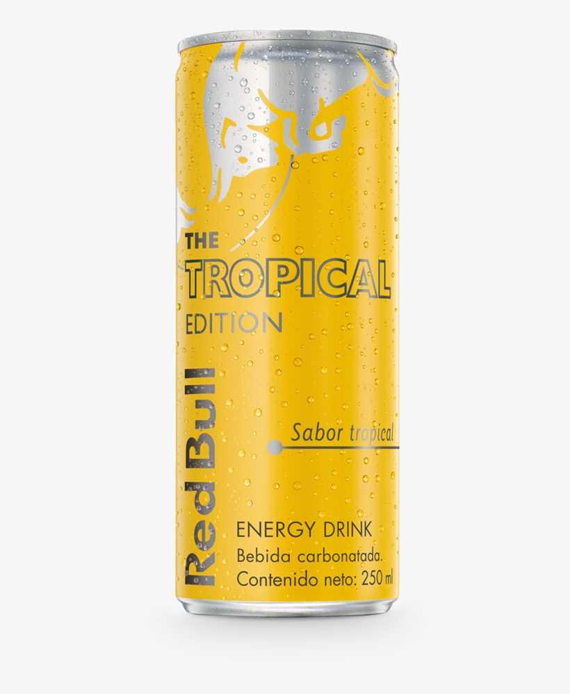 Red Bull Tropical Edition - Free Transparent PNG Download - PNGkey