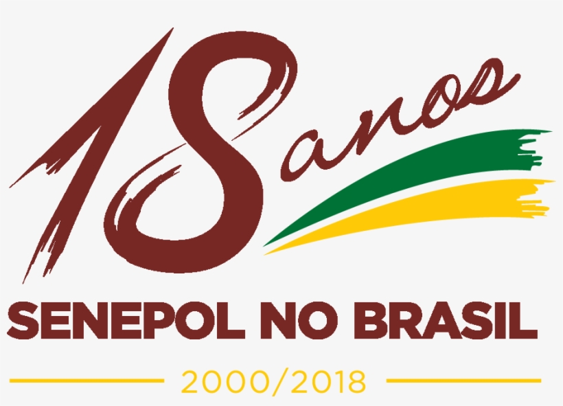 Selo 18 Anos Senepol No Brasil Red - Free Transparent PNG Download - PNGkey