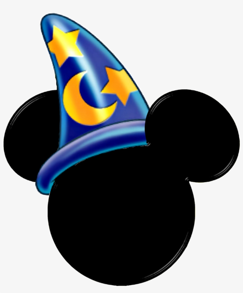 Download Vector Free Library Mickey Hat Clipart - Sorcerer Mickey Mouse Head - Free Transparent PNG ...