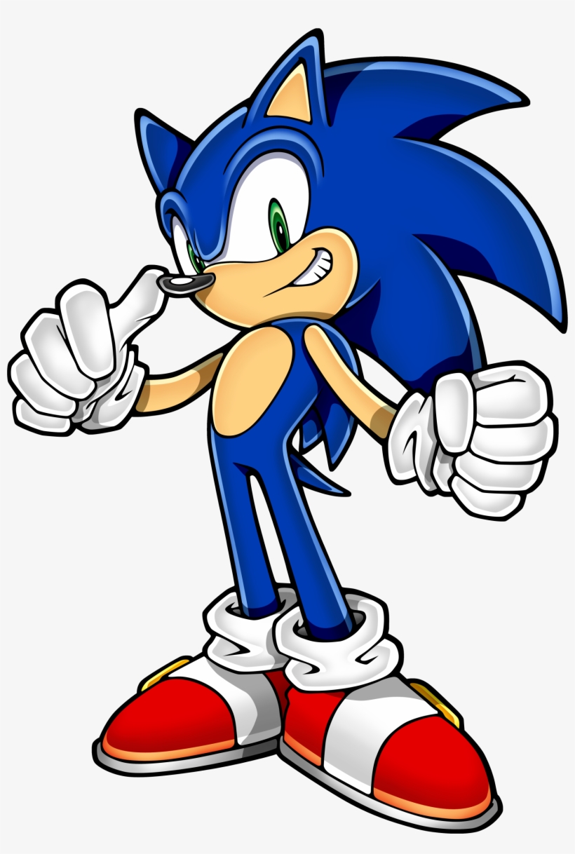 Sonic the Hedgehog transparent image download, size: 880x961px