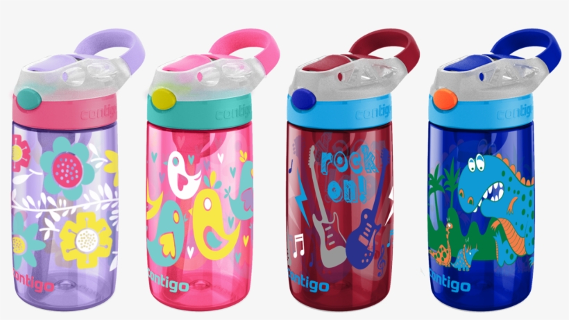 Back To School Bottle - Contigo Kids Water Bottle - Free Transparent ...