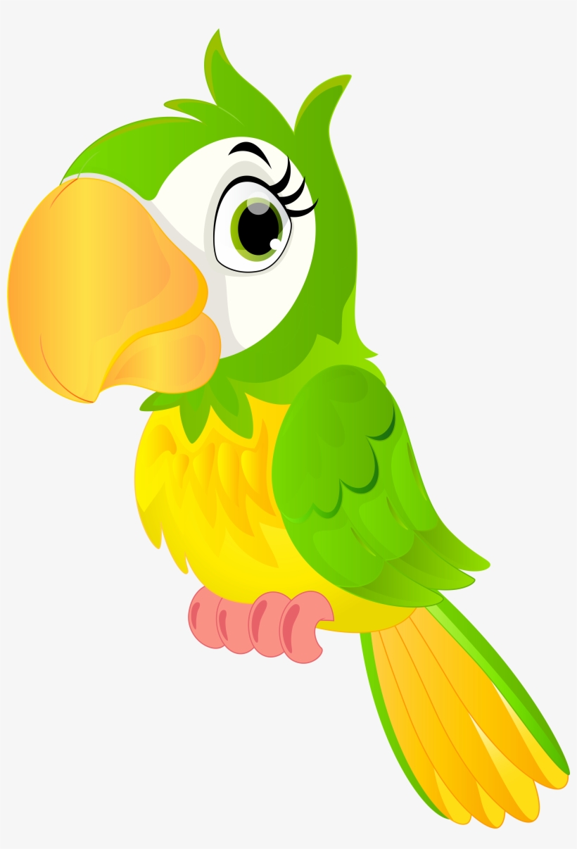 Parrot Cartoon Png Clip Art Image - Imagenes De Un Loro Animado, transparent png #75555