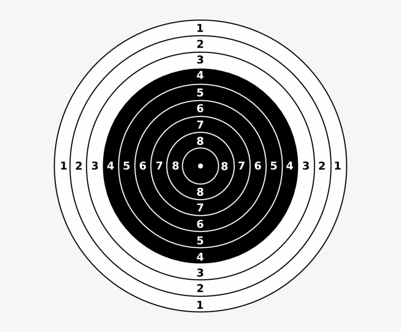 m air rifle target svg clip arts 600 x 600 px free transparent png download pngkey