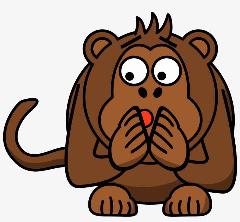 This Free Icons Png Design Of Scared Monkey, transparent png #709130
