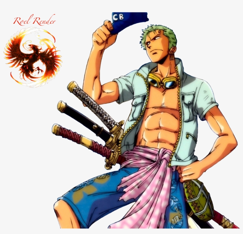 Roronoa The Team Mugiwara - One Piece Roronoa Zoro Ii Green Full Set  Cosplay Costume - Free Transparent PNG Download - PNGkey