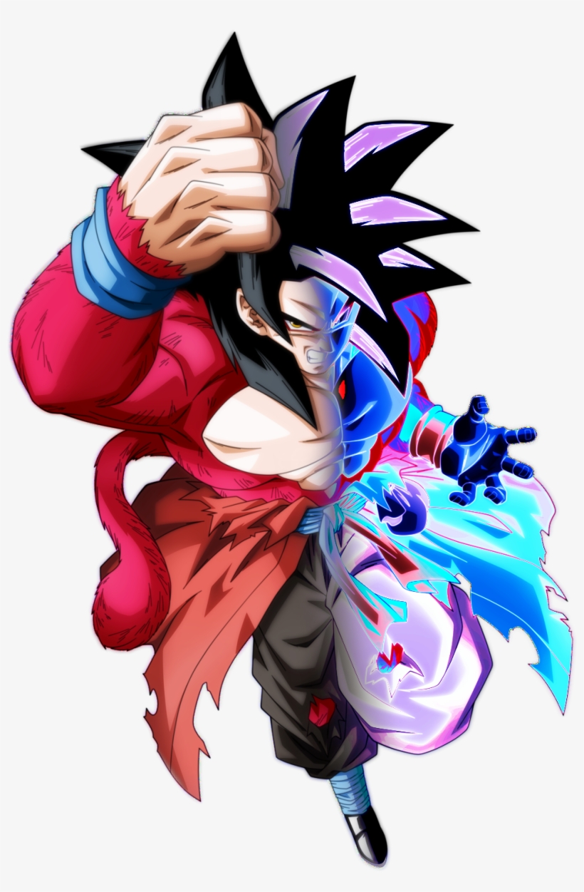 Black Goku SSJ 4, png