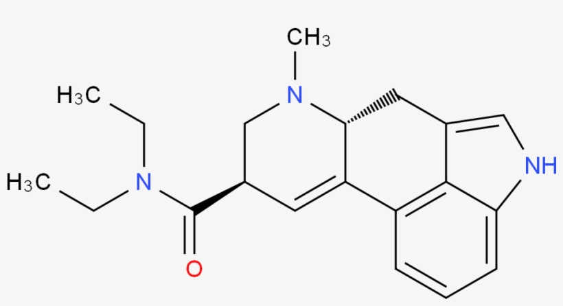 Lysergic Acid Diethylamide Molecular Structure Cas - Free Transparent ...