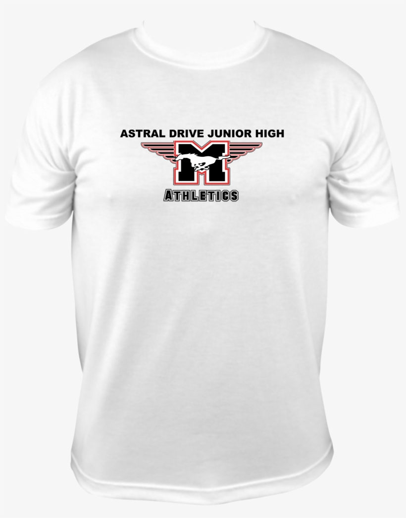 Gildan T-shirt Astral Drive Athletic Logo Across Front, transparent png #7191378