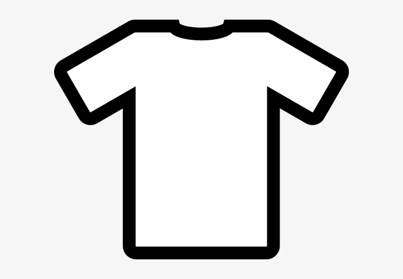 Black T Shirt Clip Art At Clker Com Vector Clip Art - T Shirt White ...