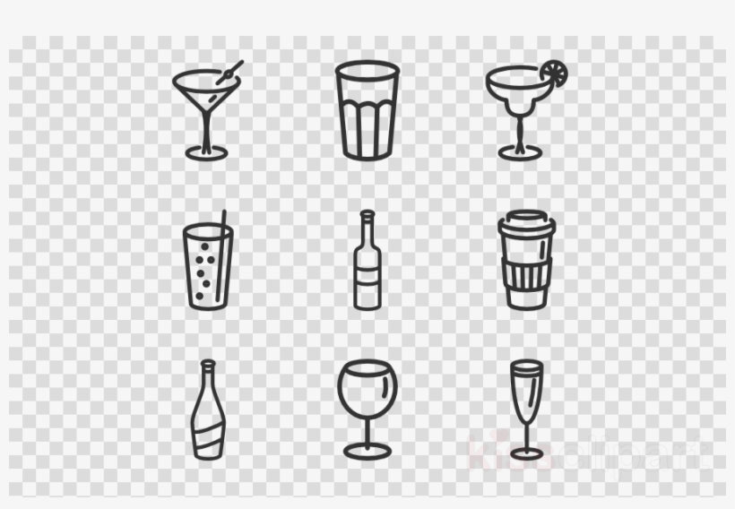 drink glass clipart