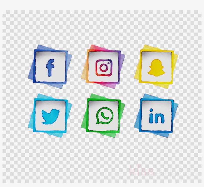 Social Media Icons Png Clipart Social Media Clip Art - Free Transparent PNG  Download - PNGkey