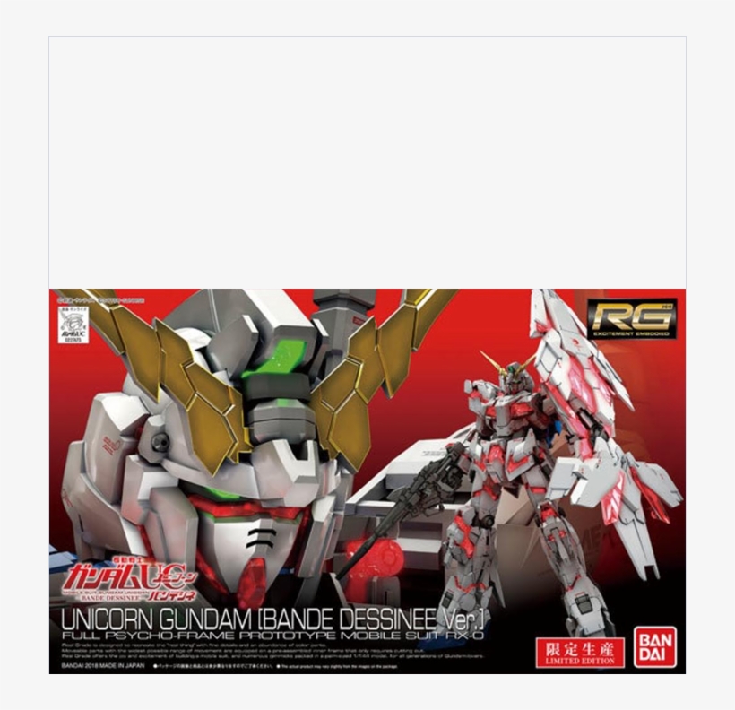 Rg 1/144 Gundam Uc Unicorn Gundam, transparent png #7266816
