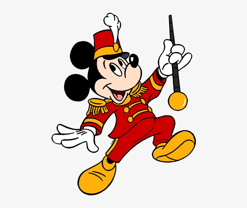 Mickey At Head Of Parade - Mickey Mouse - Free Transparent PNG Download ...