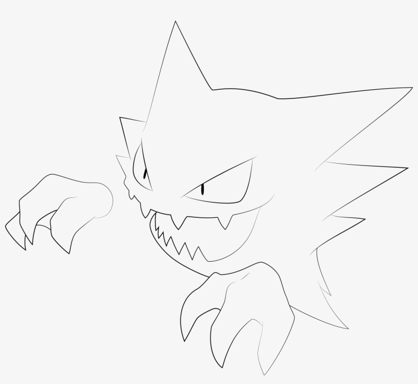 Haunter Drawing - Free Transparent PNG Download - PNGkey