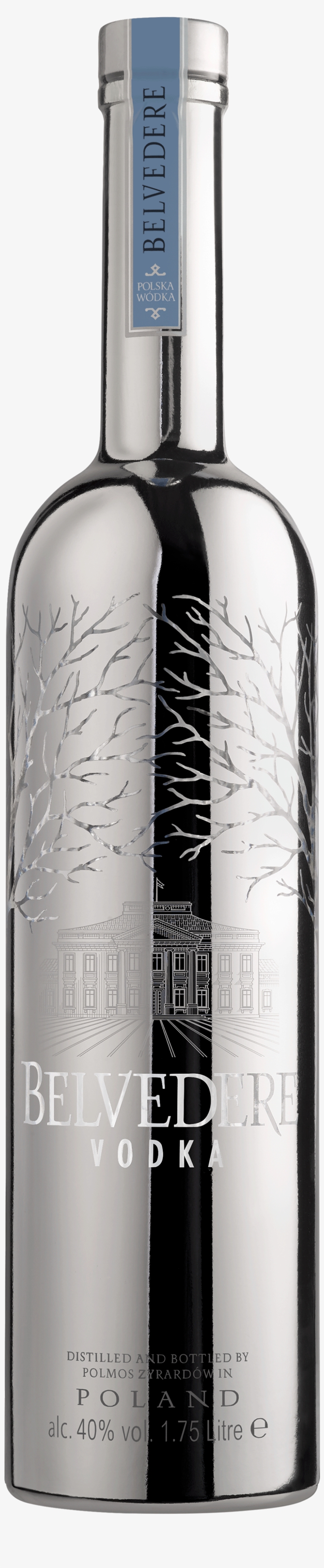 Belvedere Personalized Silver Sabre Luminous vodka - Magnum