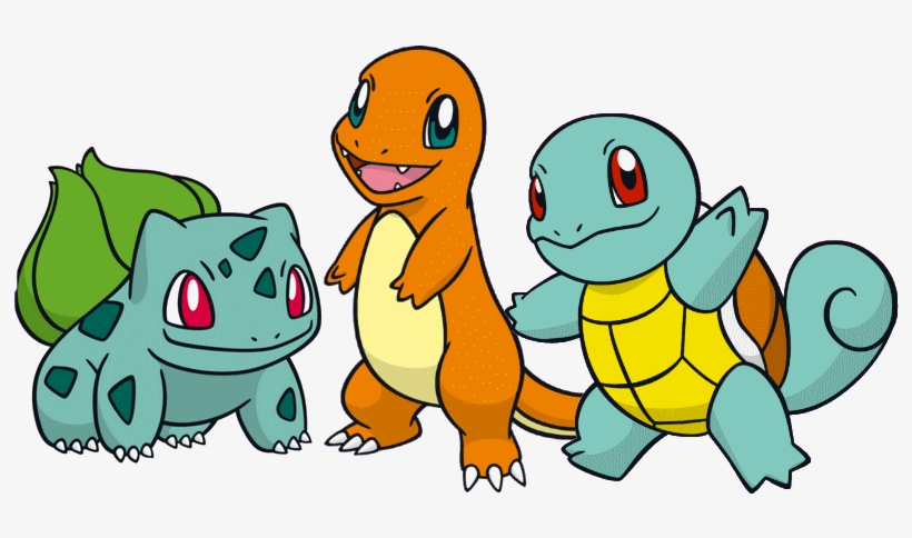 Pokemon Starters Png - Free Transparent PNG Download - PNGkey