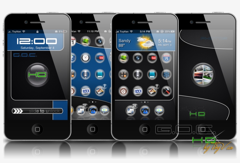 G O C Hd By Toyvan Iphone 4 Hd Themes Free Transparent Png Download Pngkey