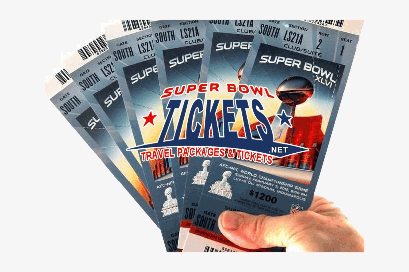 Fan Guaranteed Super Bowl Tickets - Super Bowl 2012 Tickets, transparent png #762944