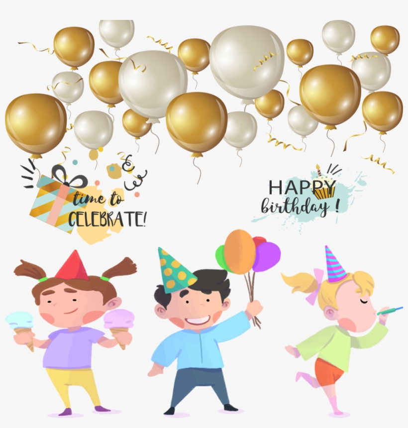 Happy Birthday Png Image - Birthday Invitation Card Background Template -  Free Transparent PNG Download - PNGkey