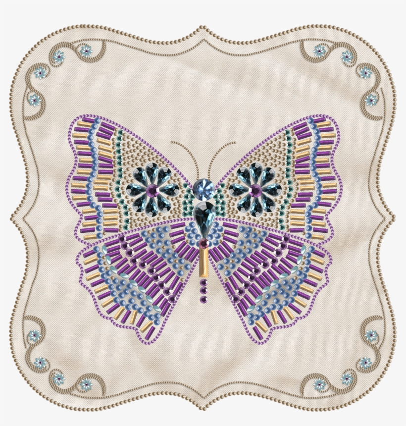 Label Butterfly Glitter - Papilio Machaon, transparent png #7626675