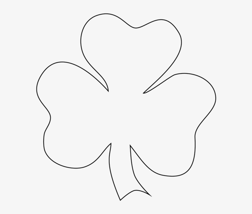 Free Shamrock Stencil Printable Printable Coloring Pages