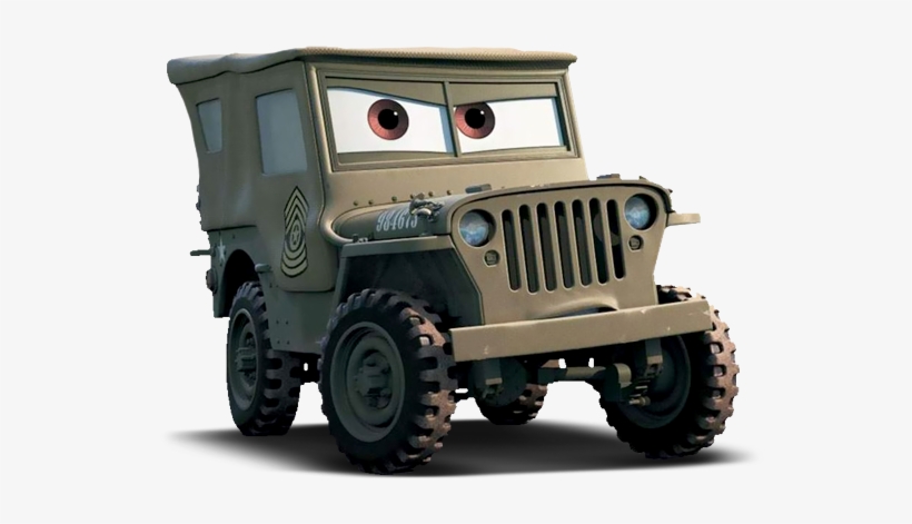 Sarge Cars - Cars (life Size Stand Up), transparent png #774957