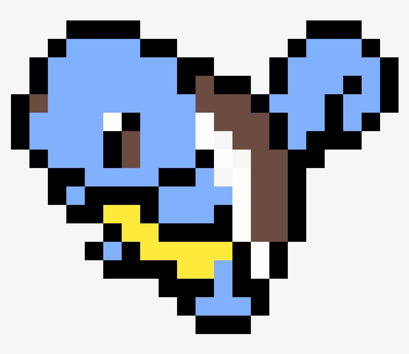 Squirtle Squirtle Pixel Art Free Transparent Png Download Pngkey
