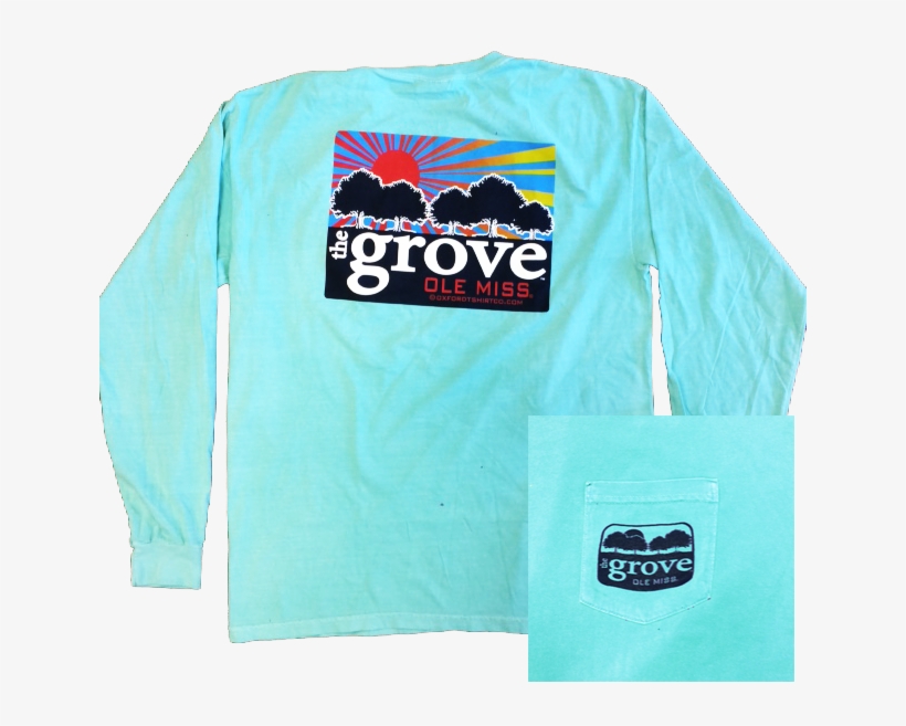 Comfort Color Ole Miss Long Sleeve Tee The Grove Grove T Shirt